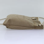PRADA Shoulder Bag Canvas Beige 77502