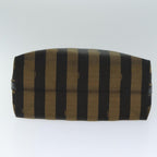 FENDI Pecan Canvas Tote Bag Brown Black77508