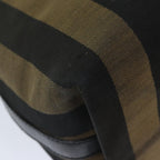 FENDI Pecan Canvas Tote Bag Brown Black77508