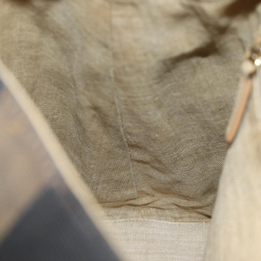 FENDI Pecan Canvas Tote Bag Brown Black77508