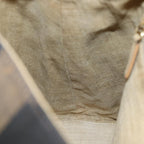 FENDI Pecan Canvas Tote Bag Brown Black77508