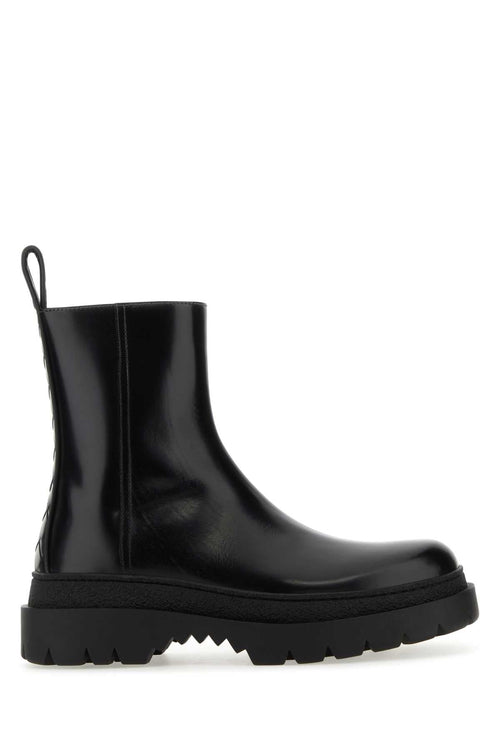 BOTTEGA VENETA Highway Leather Ankle Boots for Men
