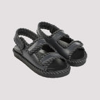 BOTTEGA VENETA Fashionable Flat Sandals with Velcro Strap