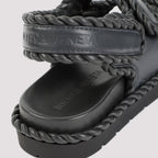 BOTTEGA VENETA Fashionable Flat Sandals with Velcro Strap