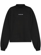 Balenciaga Balenciaga Long Sleeve T-shirt, Women's, Black