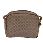 CELINE Macadam Canvas Shoulder Bag Beige  77624