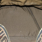 FENDI Zucca Canvas Vanity Pouch Brown Black77628