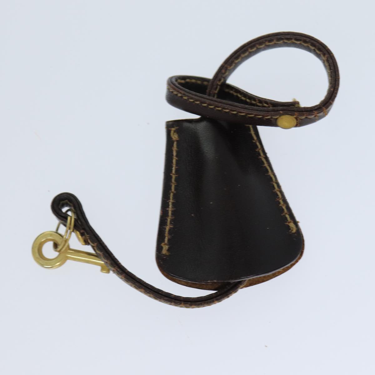 FENDI Zucca Canvas Vanity Pouch Brown Black77628