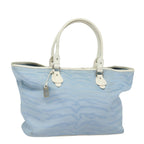 FENDI Tote Bag Canvas Light Blue 12429077643