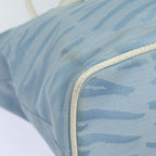 FENDI Tote Bag Canvas Light Blue 12429077643