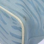 FENDI Tote Bag Canvas Light Blue 12429077643