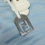 FENDI Tote Bag Canvas Light Blue 12429077643