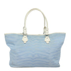 FENDI Tote Bag Canvas Light Blue 12429077643