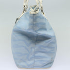 FENDI Tote Bag Canvas Light Blue 12429077643