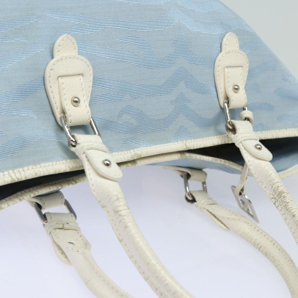 FENDI Tote Bag Canvas Light Blue 12429077643