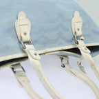 FENDI Tote Bag Canvas Light Blue 12429077643