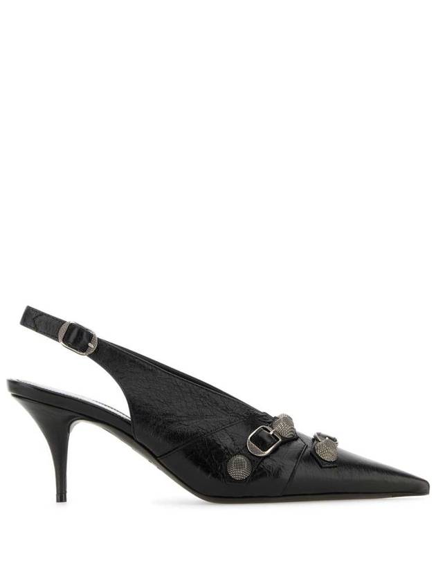 Balenciaga Cagole Slingback Heels Black