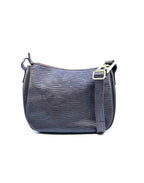 FENDI Brown Leather Solid Epi Handbag