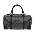 CELINE Macadam Canvas Boston Bag Navy  77711