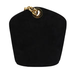 CELINE Shoulder Bag Suede Brown  77721