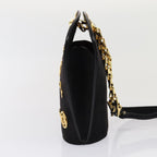 CELINE Shoulder Bag Suede Brown  77721