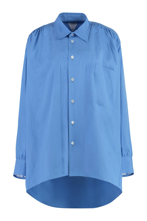 BOTTEGA VENETA Oversized Cotton Blend Shirt for Women - SS24