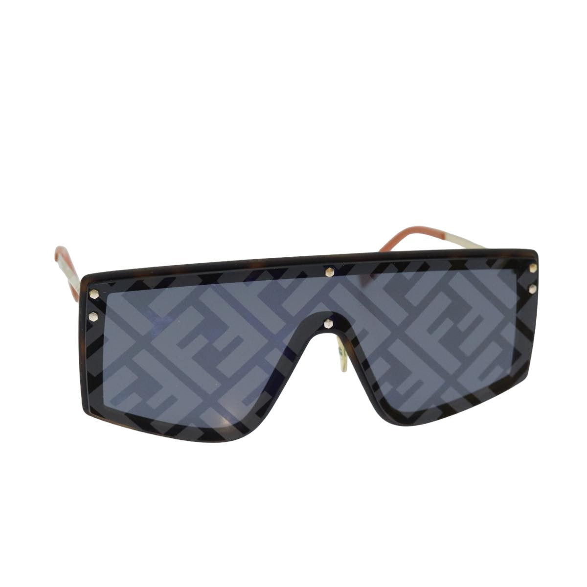 FENDI Zucca Canvas Sunglasses Black77748