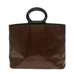 CELINE Macadam Canvas Tote Bag Brown Auth 77843