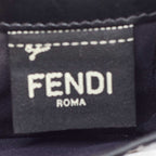 Fendi Brown/black Zucca Leather F Is Fendi Trifold Wallet