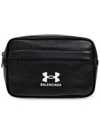 Balenciaga Balenciaga Cosmetic Bag With Logo, Men's, Black