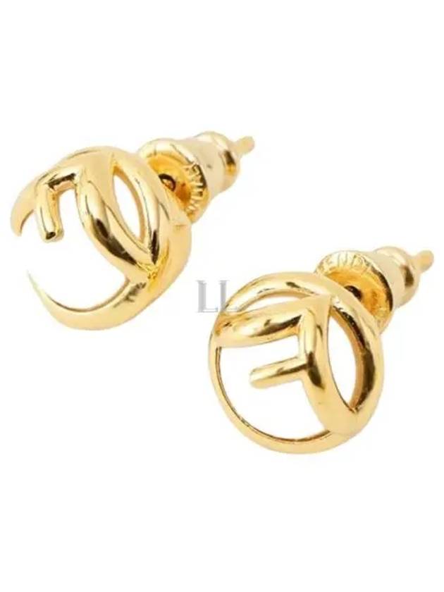 Fendi F Is Stud Earrings Gold