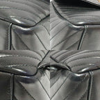 Saint Laurent Joe Joe Loop 672609 Black YSL Cassandra Classic Monogram Chain Leather Bag G