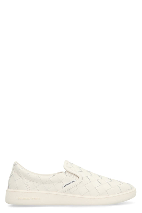 BOTTEGA VENETA Leather Intrecciato Motif Sneakers for Women