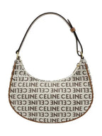 CELINE WoMen's Lettering Logo Mini Shoulder Bag Tan