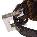 Fendi 1990s Zucca Handbag Micro Brown