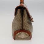 CELINE Macadam Canvas Hand Bag Beige  78226