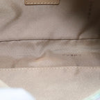 FENDI Zucchino Canvas Mamma Baguette Hand Bag Light Blue78229