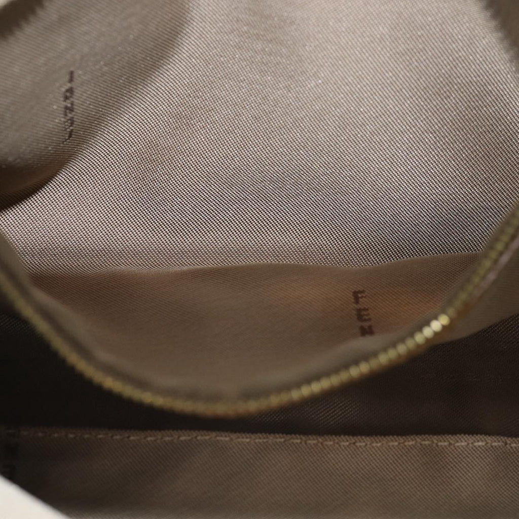 FENDI Zucchino Canvas Mamma Baguette Hand Bag Light Blue78229