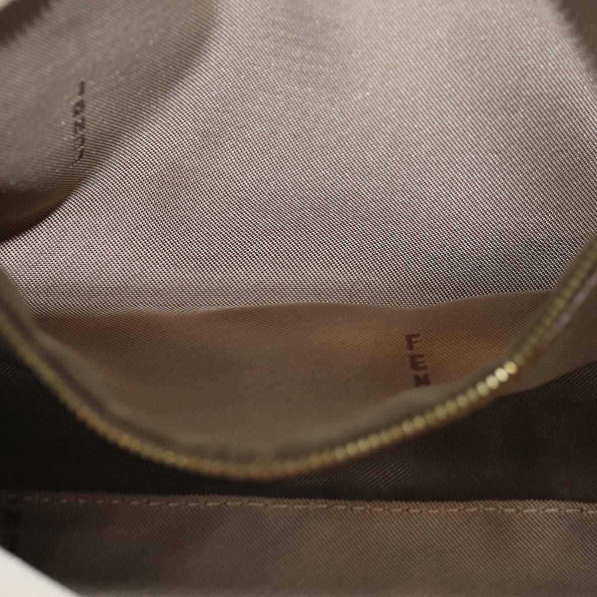 FENDI Zucchino Canvas Mamma Baguette Hand Bag Light Blue78229