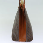 CELINE Macadam Canvas Hand Bag PVC 2way Brown Auth 78271