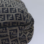 FENDI Zucchino Canvas Hand Bag Navy78277