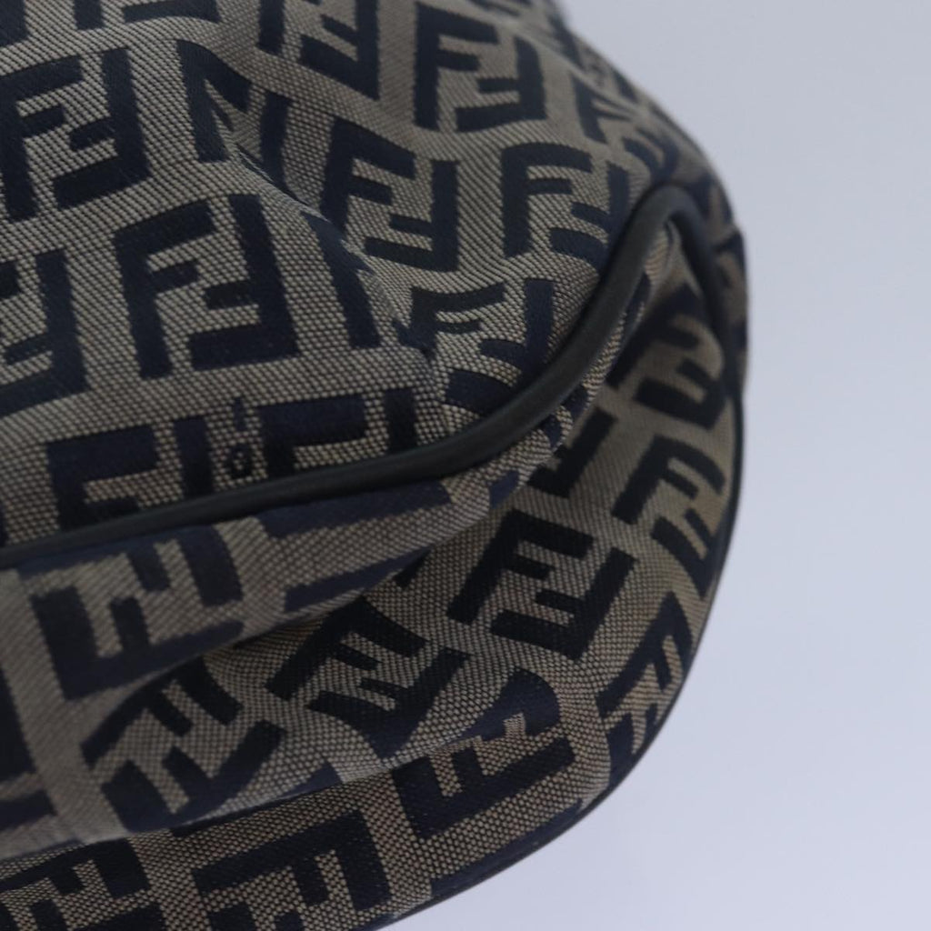 FENDI Zucchino Canvas Hand Bag Navy78277