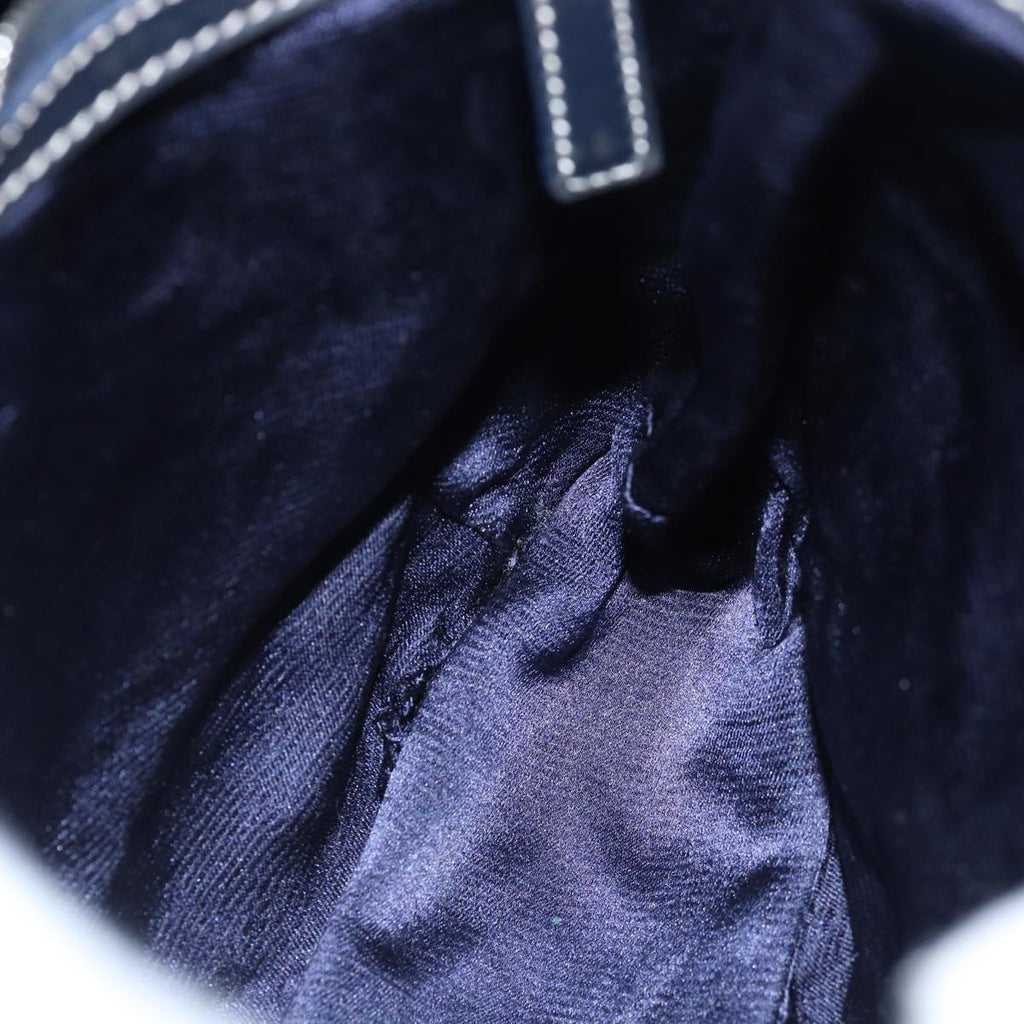 FENDI Zucchino Canvas Hand Bag Navy78277