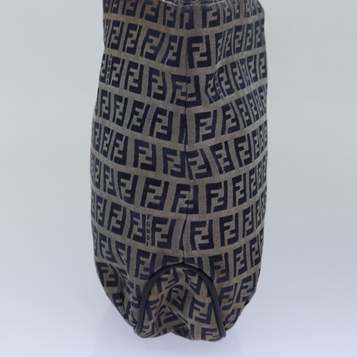 FENDI Zucchino Canvas Hand Bag Navy78277