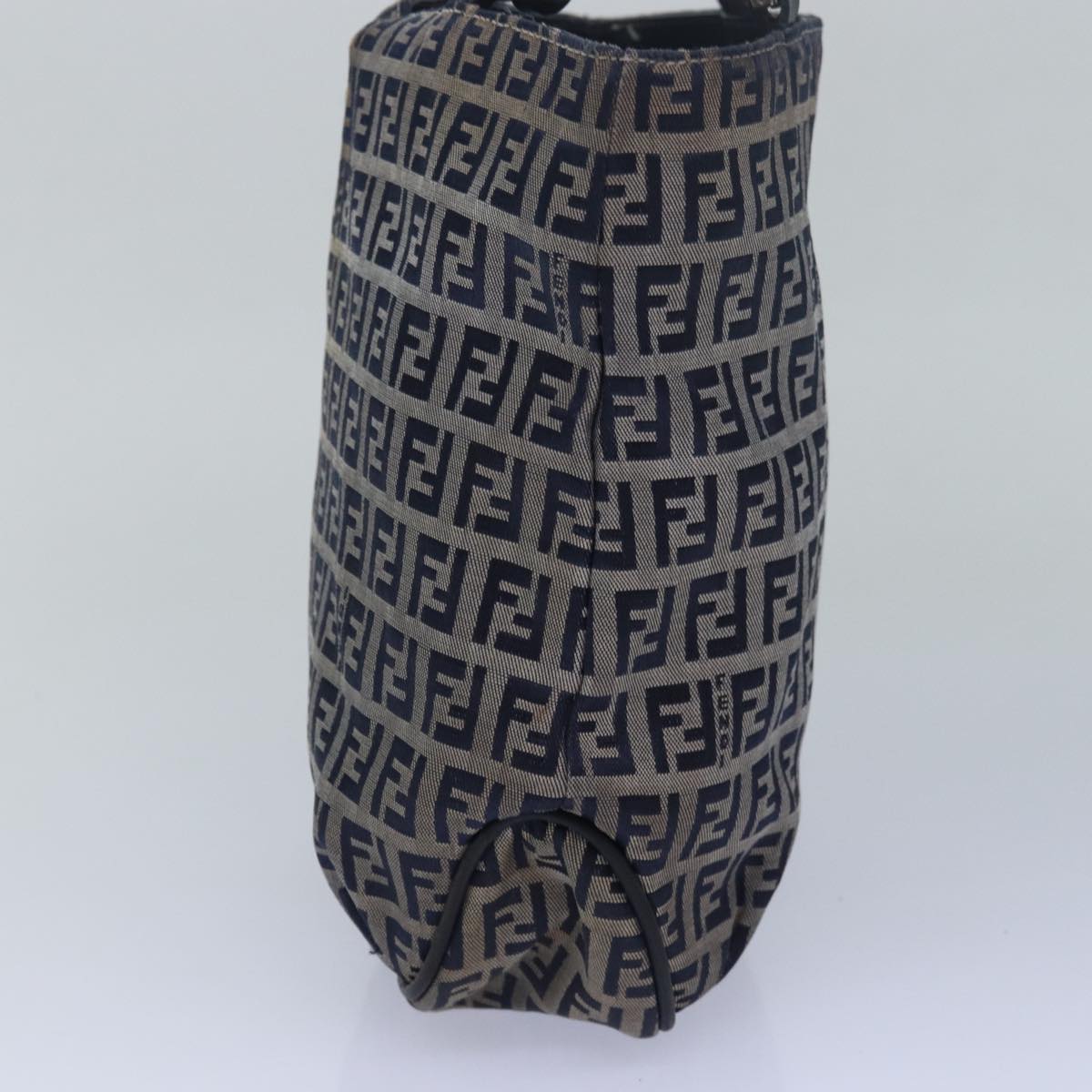 FENDI Zucchino Canvas Hand Bag Navy78277