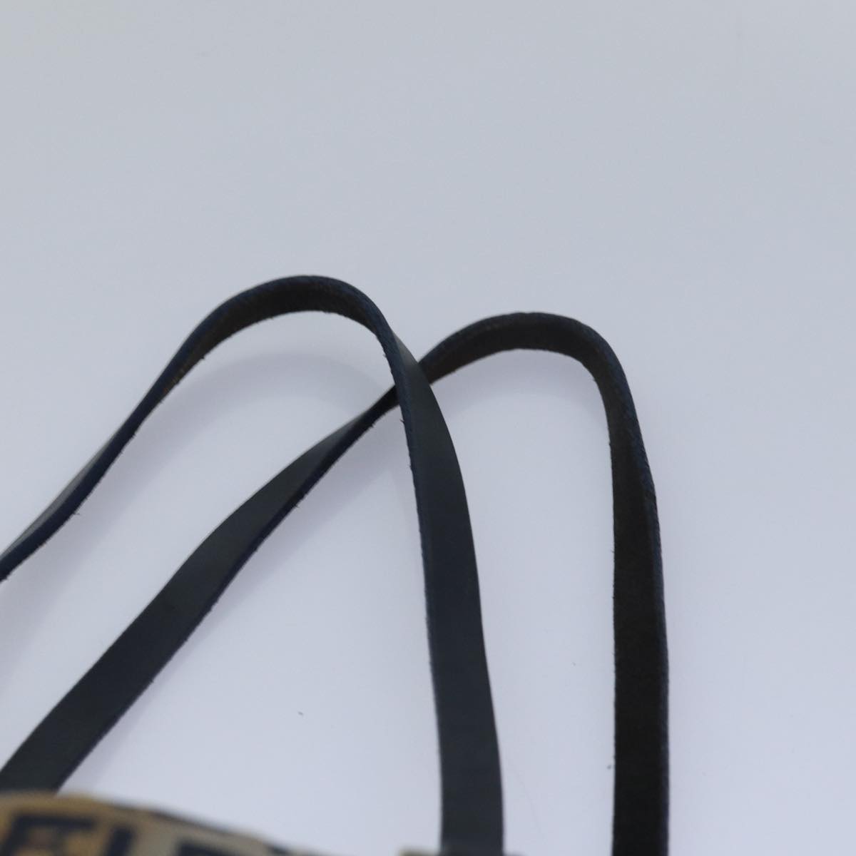 FENDI Zucchino Canvas Hand Bag Navy78277