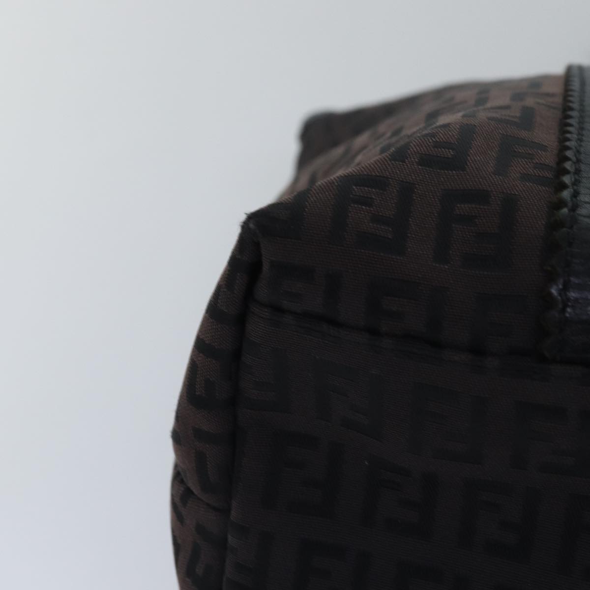 FENDI Zucca Canvas Tote Bag Brown Black78278