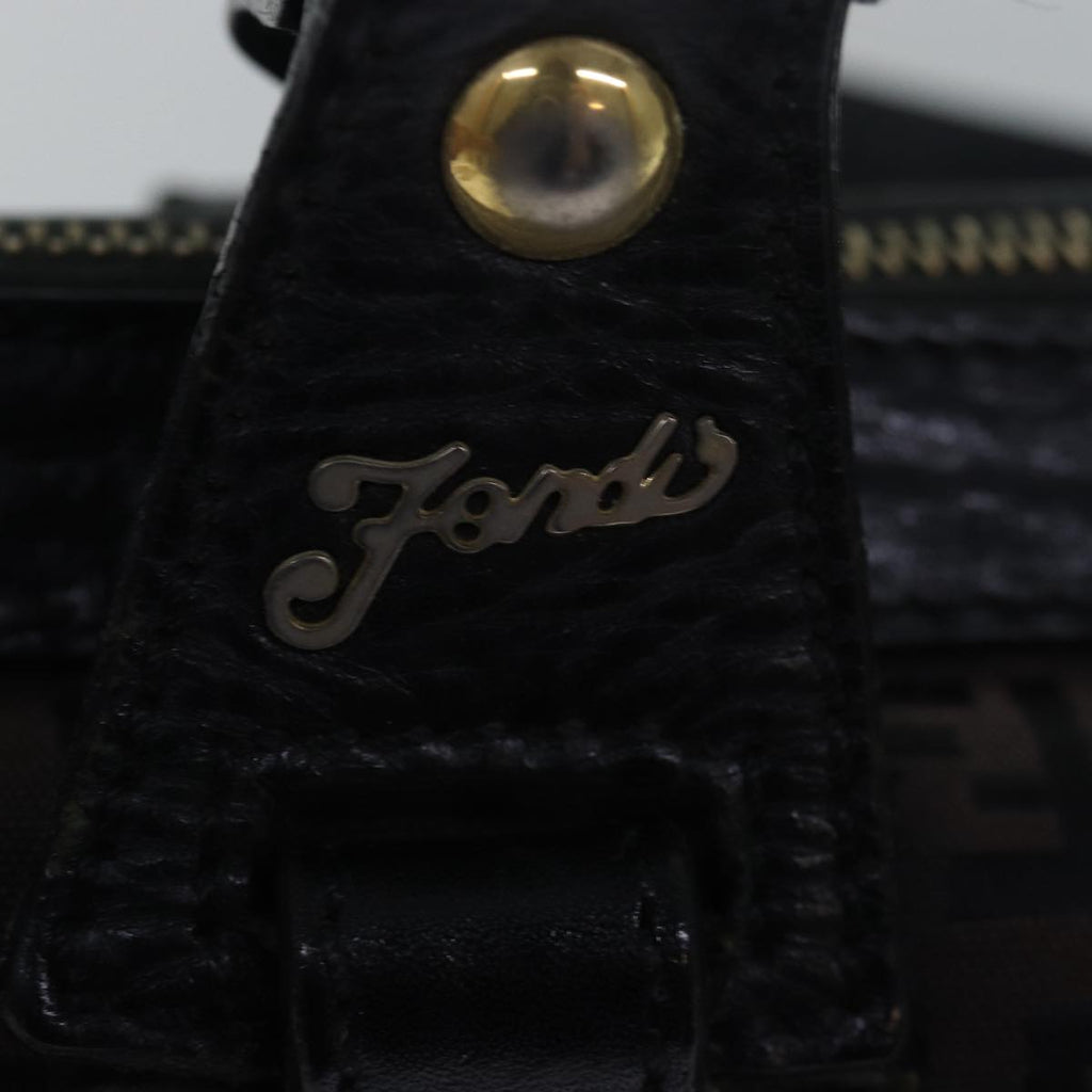 FENDI Zucca Canvas Tote Bag Brown Black78278