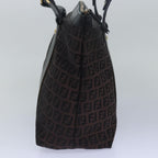 FENDI Zucca Canvas Tote Bag Brown Black78278