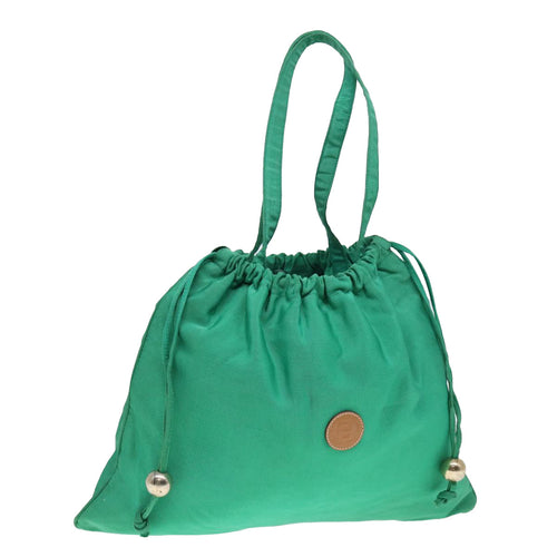 FENDI Purse Tote Bag Nylon Green78279